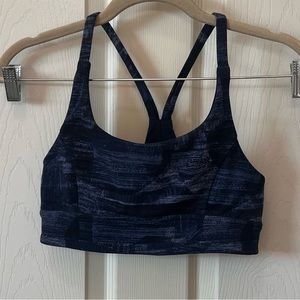 Lululemon dark blue sports bra- like new condition